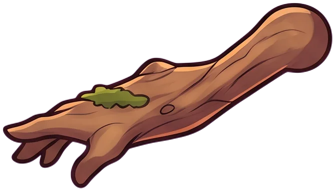 The far arm cut as its own part.